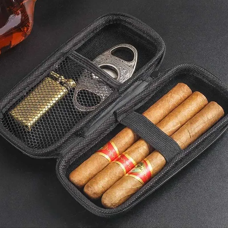 Packaging - Kotak Cerutu Portabel EVA Ringan Tas