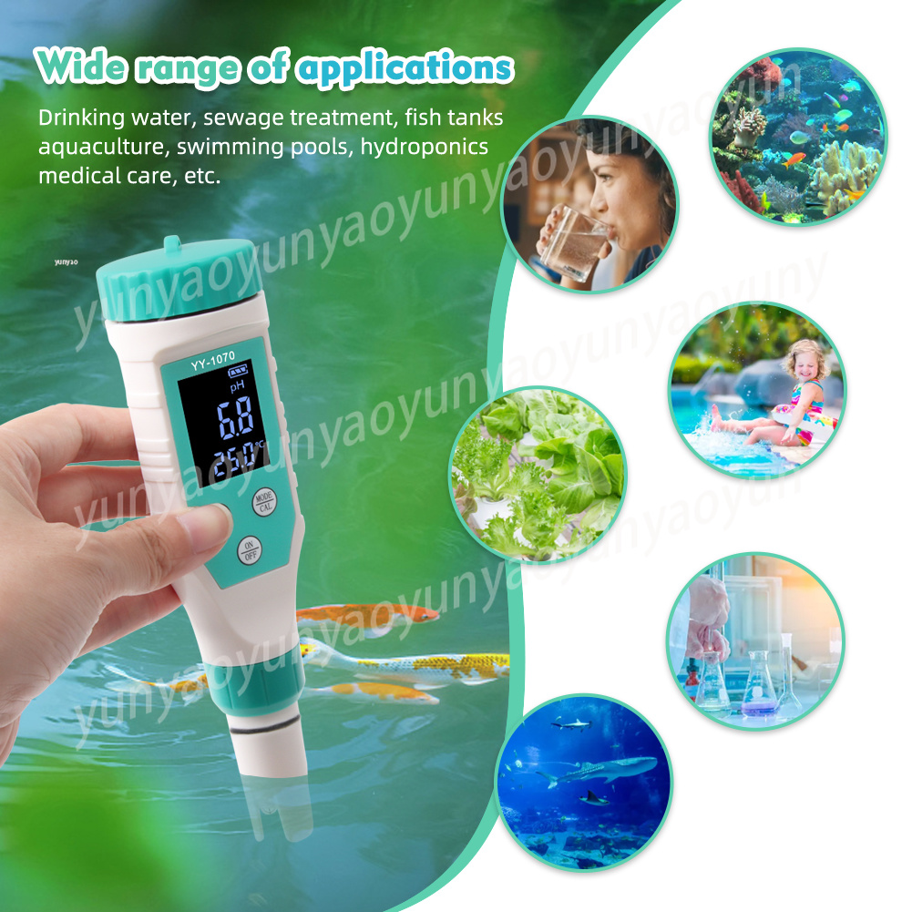 Ph Meter Digital Water Tester - Penguji Kualitas Air Digital 7 in