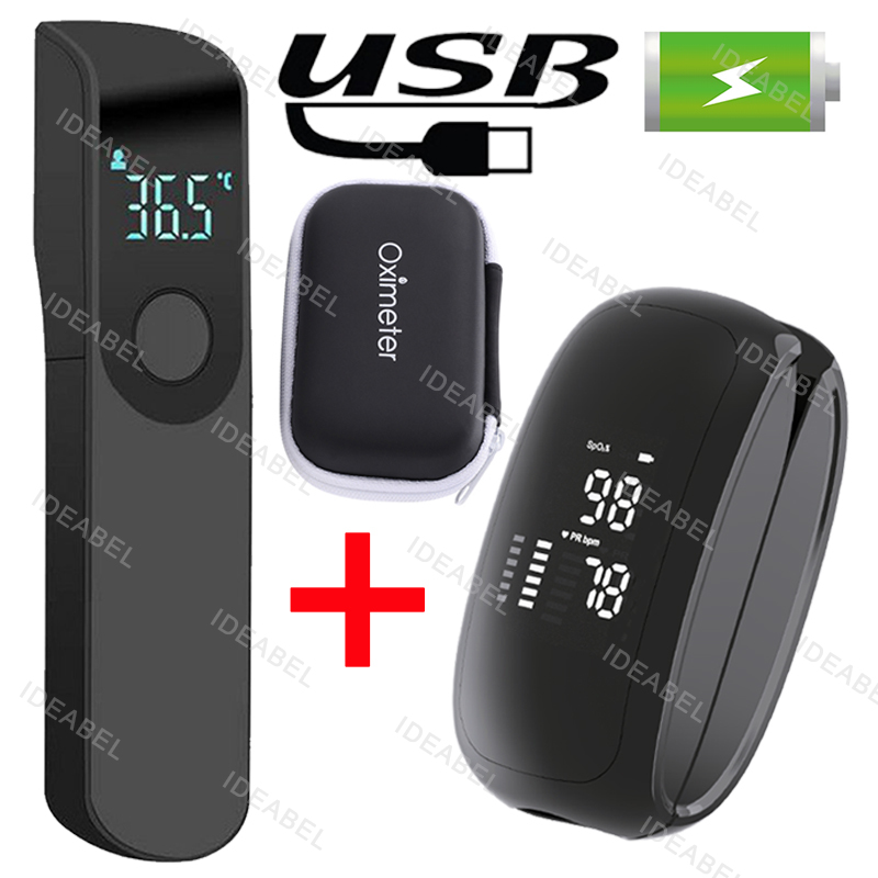 Pulse Oximeter Fingertip Rechargeable - Tali Gantung Oksimeter Medis Isi Ulang,
