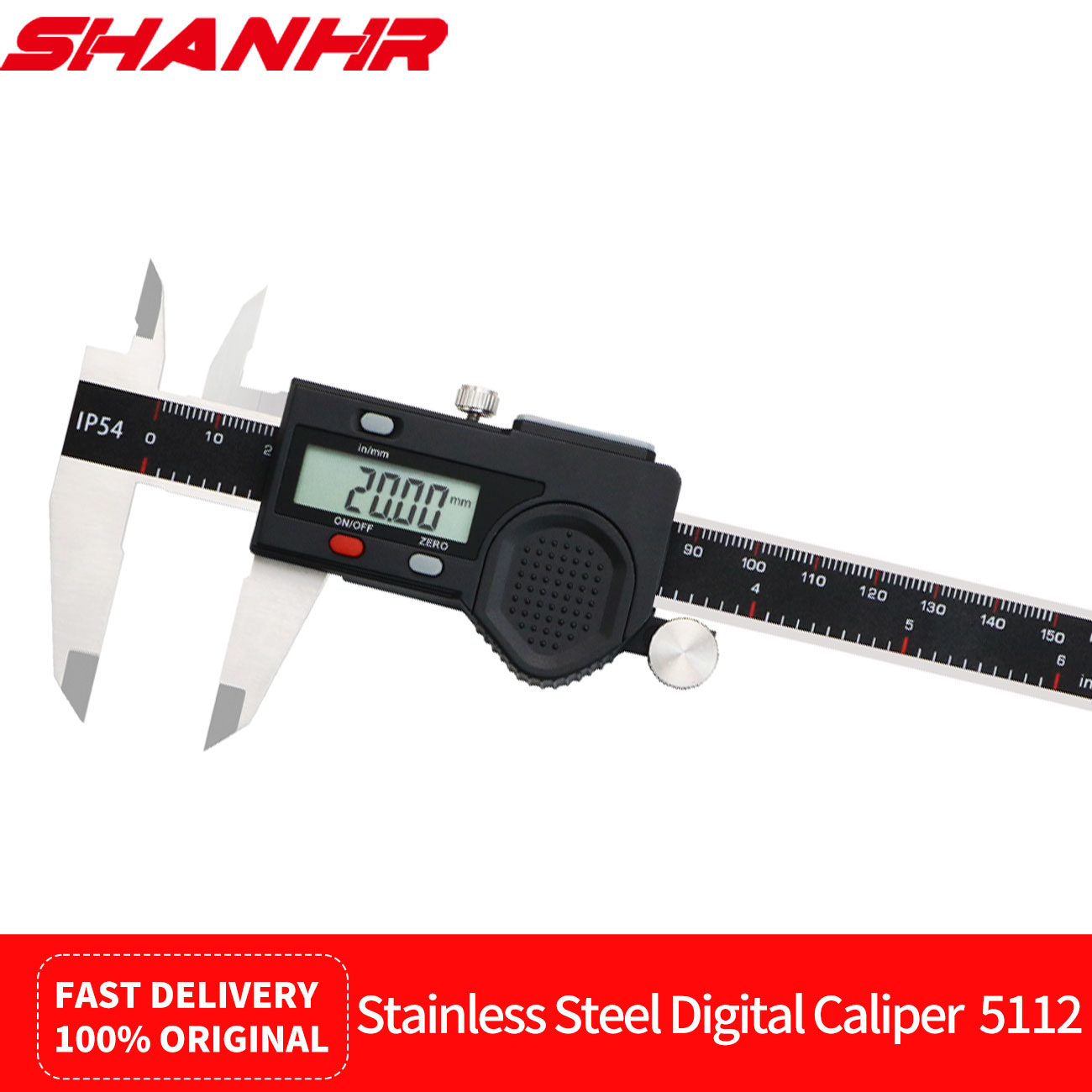 Digital Caliper 150Mm Stainless Steel - SHANHR IP54 Kaliper Digital Tahan Air