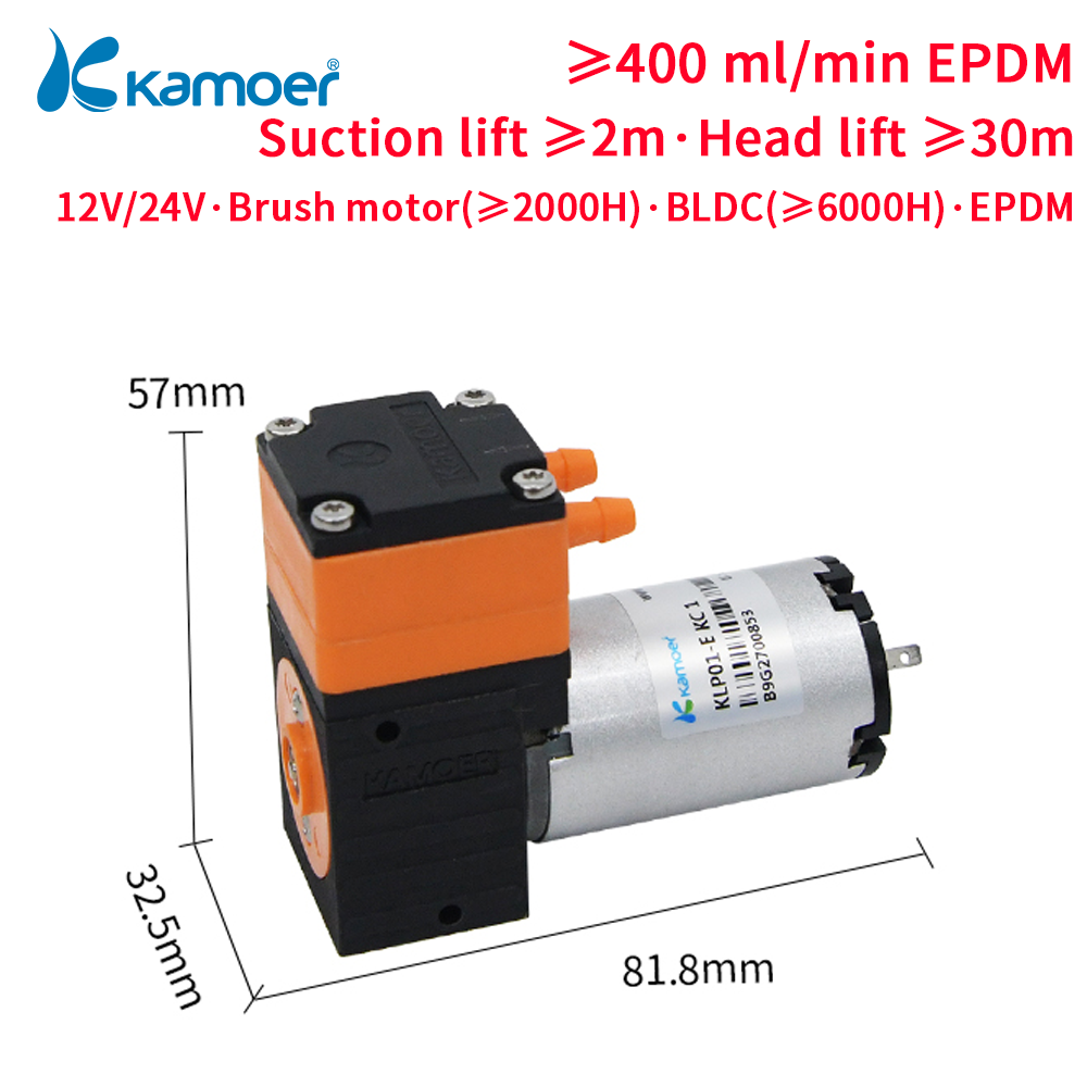 Mini Peristaltic Pump 12V - Kamoer Pompa cair Mini 400 ml/menit,
