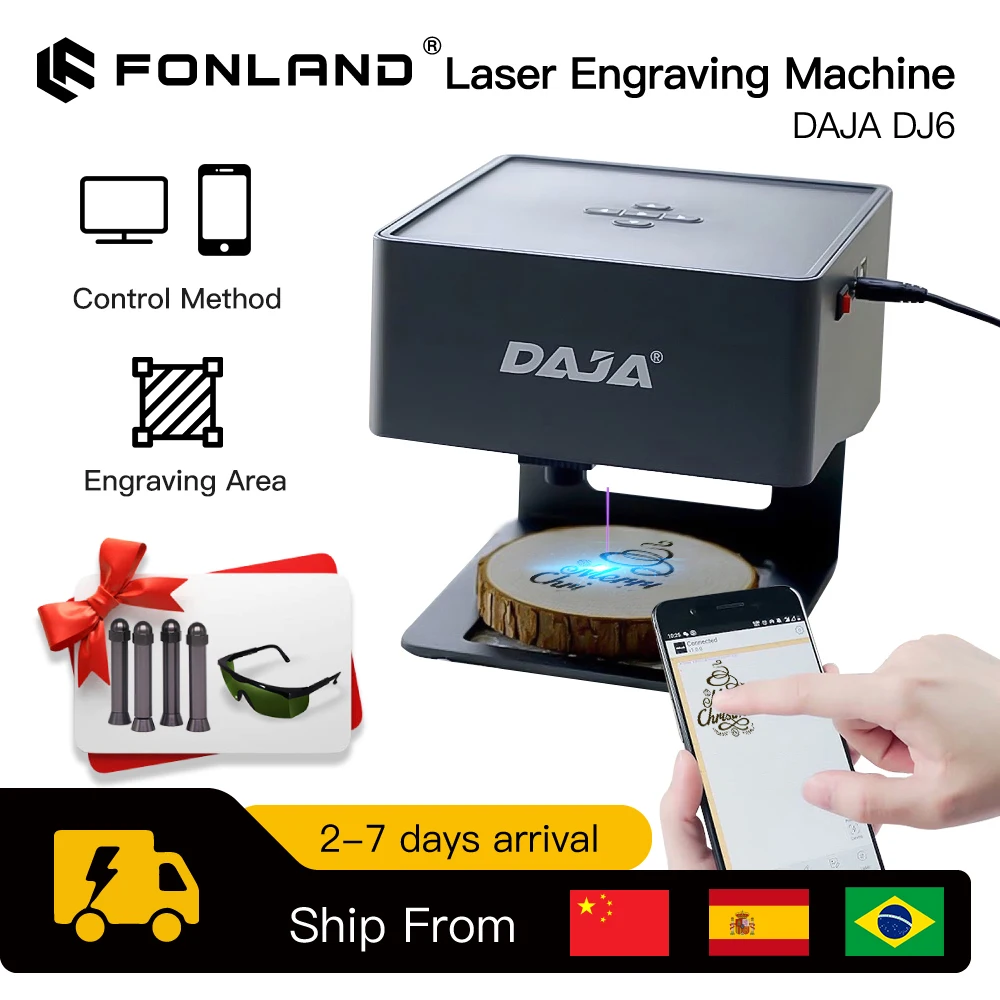 Fiber Laser Marking Machine 30W - DAJA Laser pengukir CNC DIY DJ6