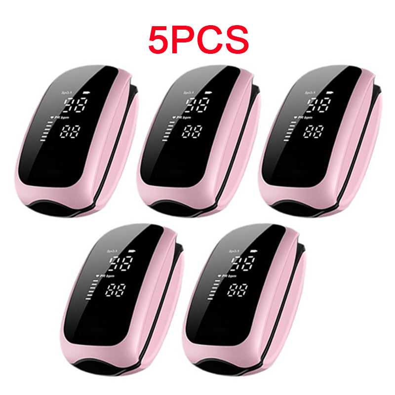 Pulse Oximeter Fingertip Rechargeable - 5 Buah Tali Oksimeter Medis Dapat