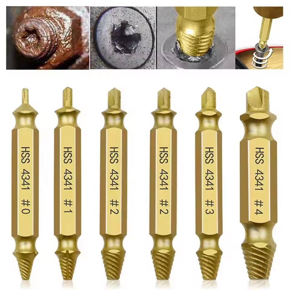 Industrial Tools - Set Mata Bor Ekstraktor Sekrup Rusak,