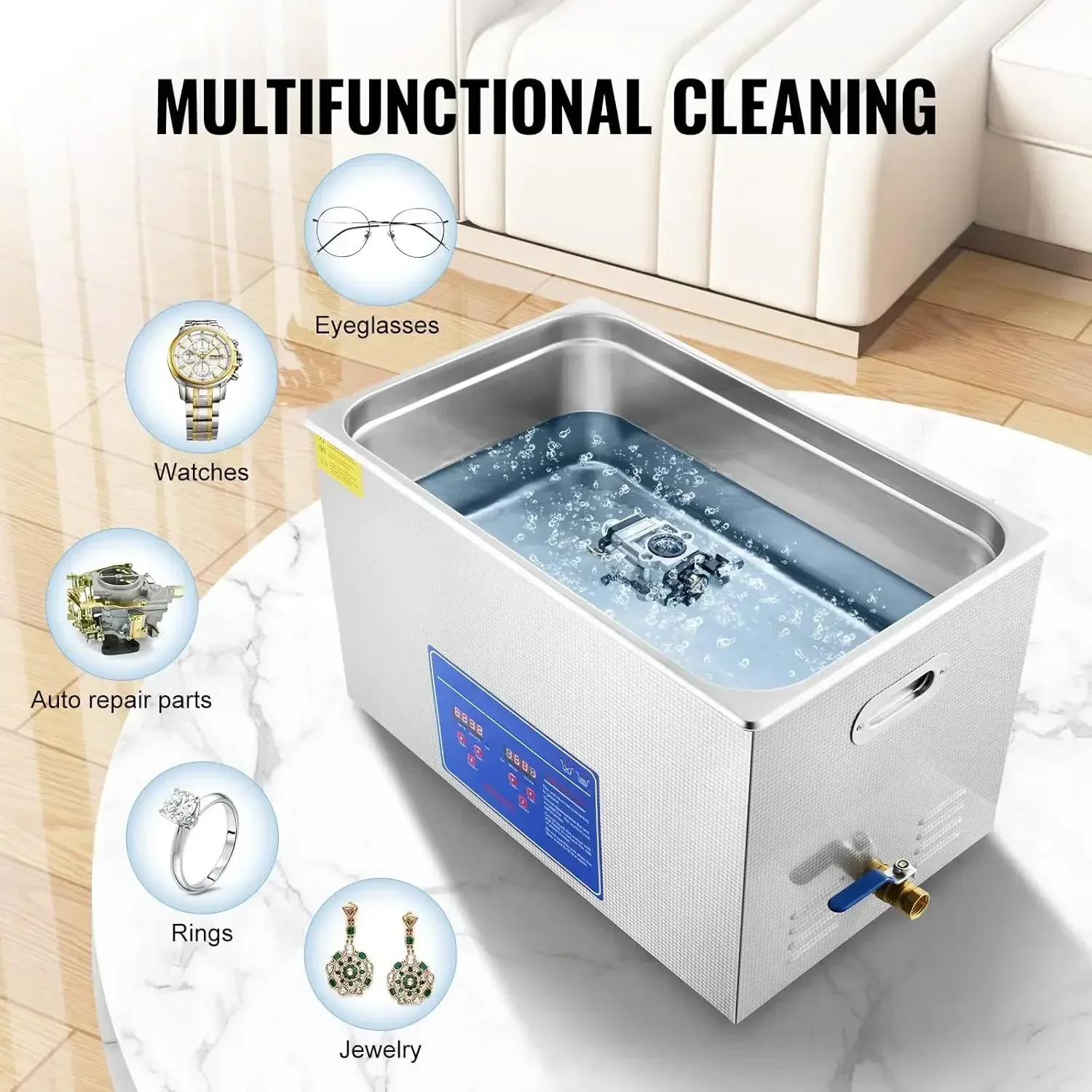 Ultrasonic Cleaner 30L Industrial - Stok Terbatas! Pembersih Profesional Ultrasonik, Pembersih