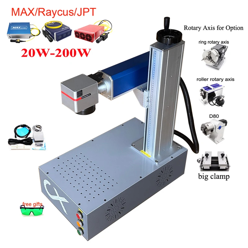 Fiber Laser Marking Machine 30W - Mesin Serat Ezcad Sumber Raycus 30W