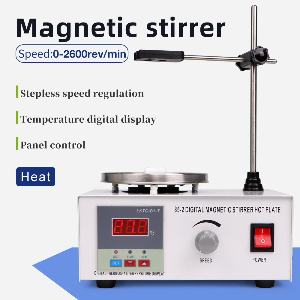 Lab Magnetic Stirrer Hot Plate - 1L Pengaduk Magnetik Hotplate 85-2 Mixer