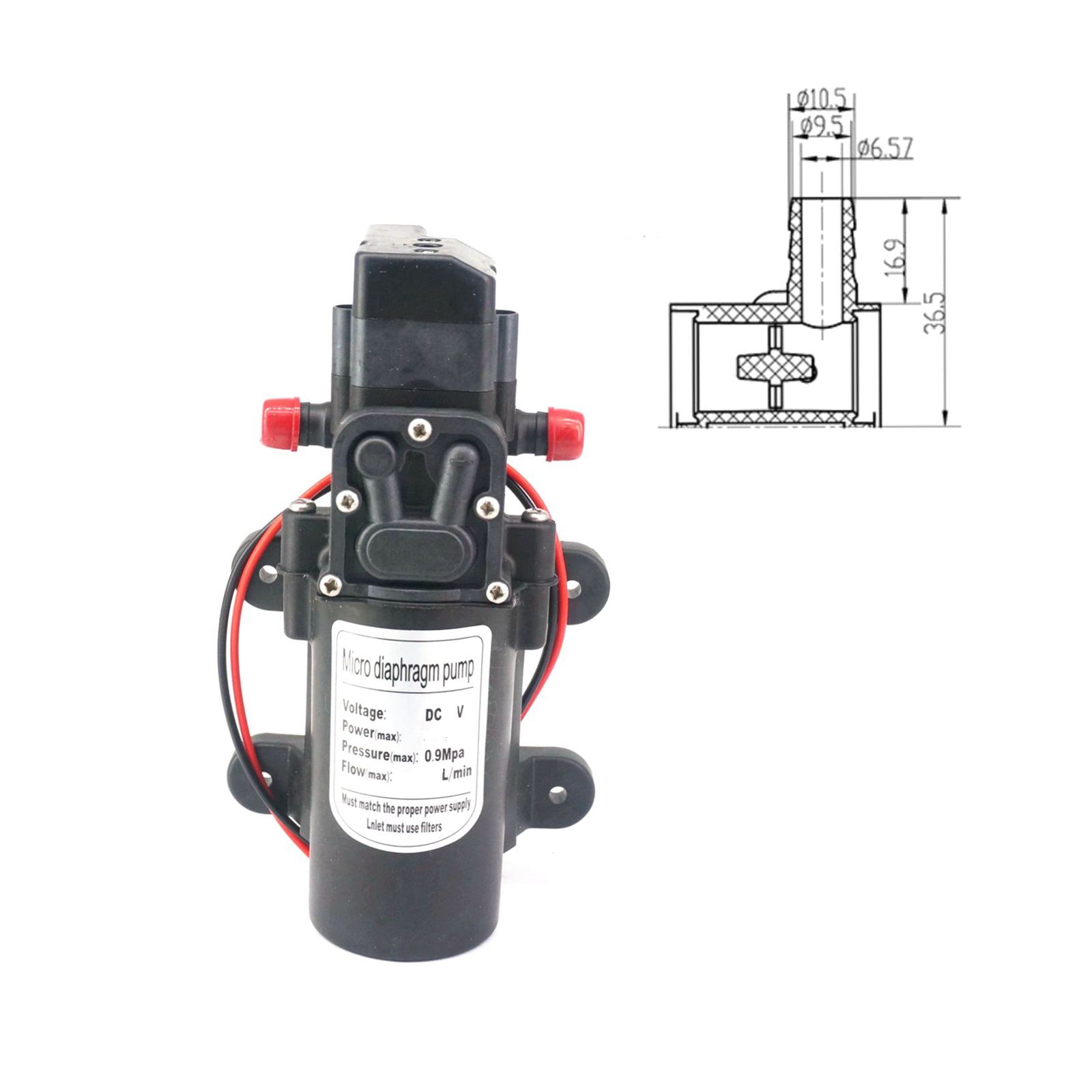 Pompa Air diafragma 12V/24VDC, - Mini Peristaltic Pump 12V ulasan dan harga