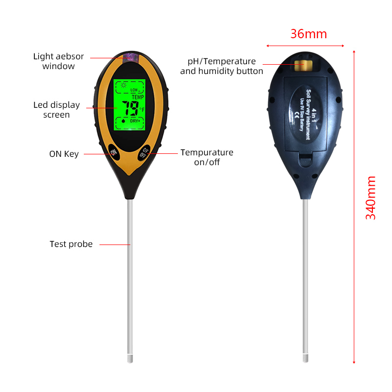 Alat Ukur PH Tanah, Pengukur K - Ph Meter Digital Water Tester ulasan dan harga