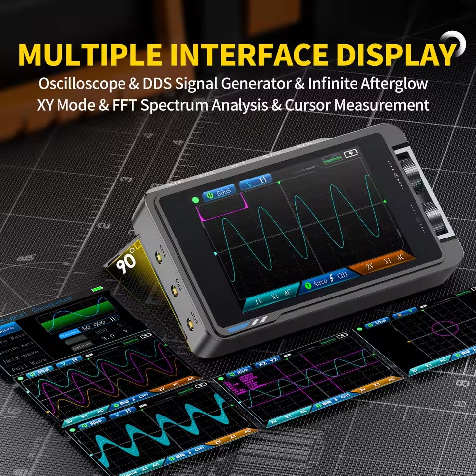 FNIRSI DS215H Osiloskop Digita - Fnirsi Digital Oscilloscope Handheld ulasan dan harga
