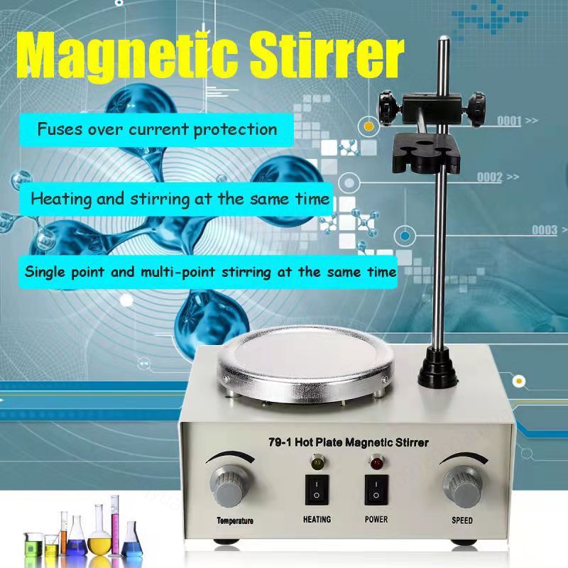 Pengaduk Pelat Panas Magnetik  - Lab Magnetic Stirrer Hot Plate ulasan dan harga