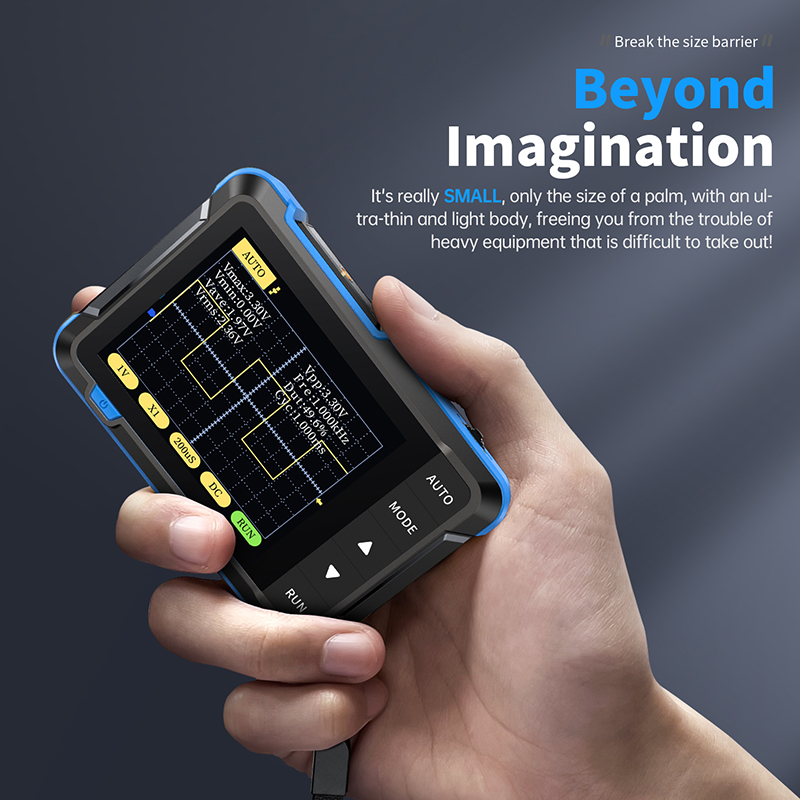 FNIRSI DSO152 osiloskop Digita - Fnirsi Digital Oscilloscope Handheld ulasan dan harga