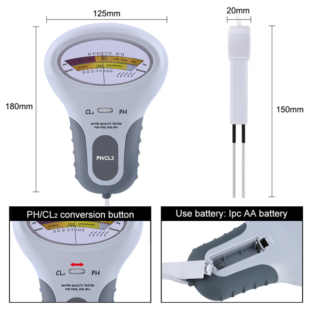 PC102 Penguji Kualitas Air Por - Ph Meter Digital Water Tester ulasan dan harga