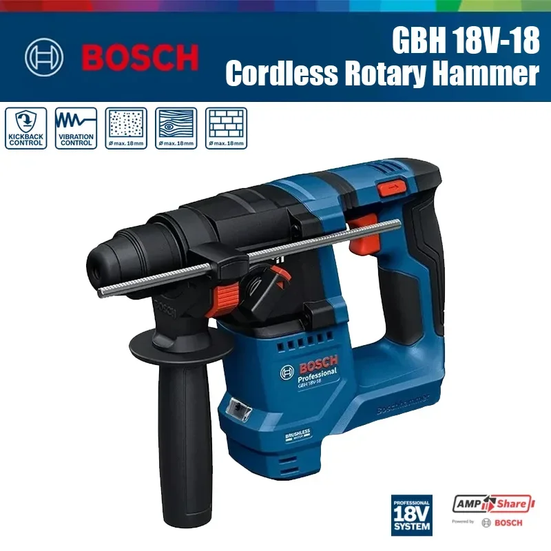 Bosch GBH 18V-18 Bor Palu Puta - Industrial Tools ulasan dan harga