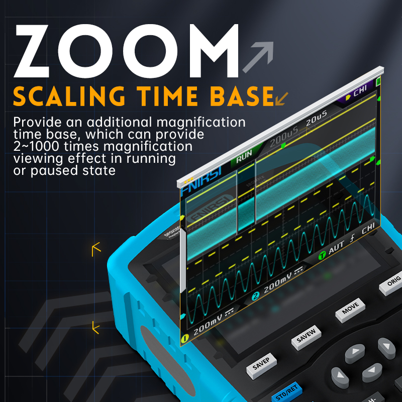 FNIRSI DPOX180H Osiloskop Digi - Fnirsi Digital Oscilloscope Handheld ulasan dan harga