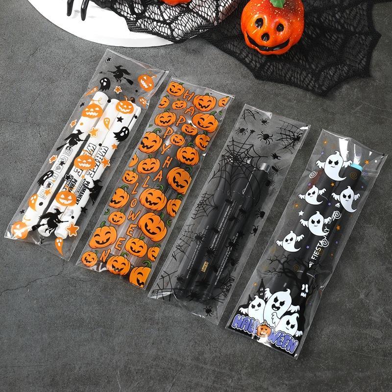 50/100Pcs Tas Halloween Pereka - Packaging ulasan dan harga