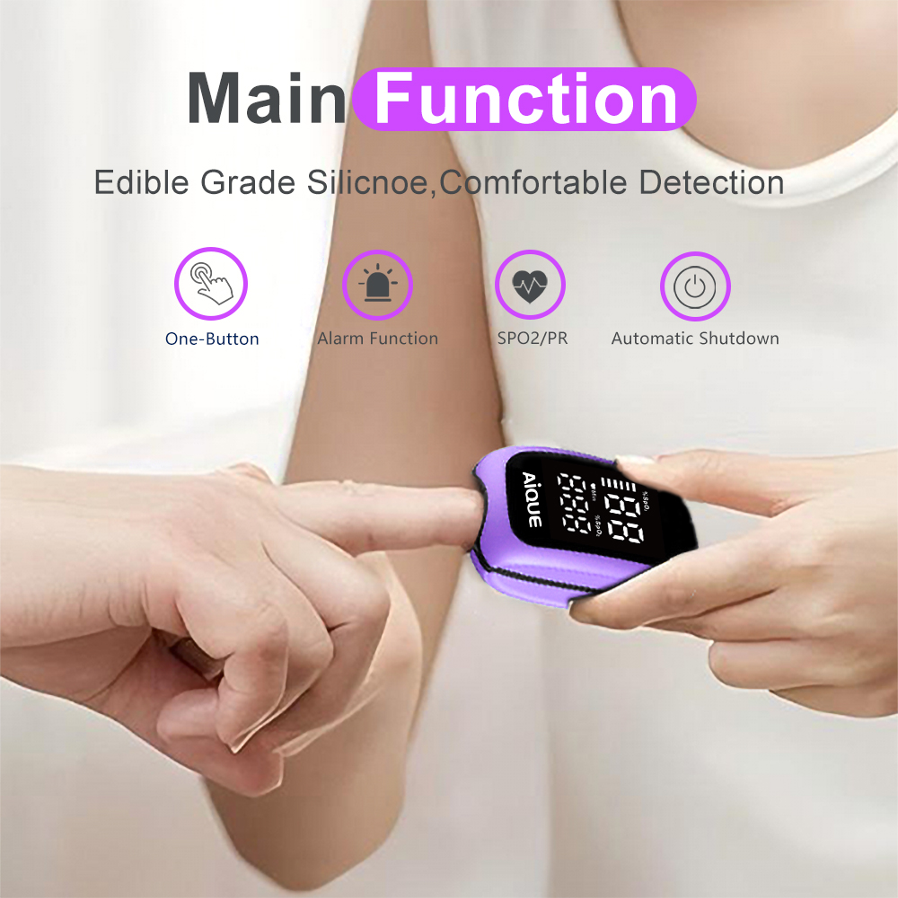 AiQUE Oksimeter Denyut Jari Di - Pulse Oximeter Fingertip Rechargeable ulasan dan harga
