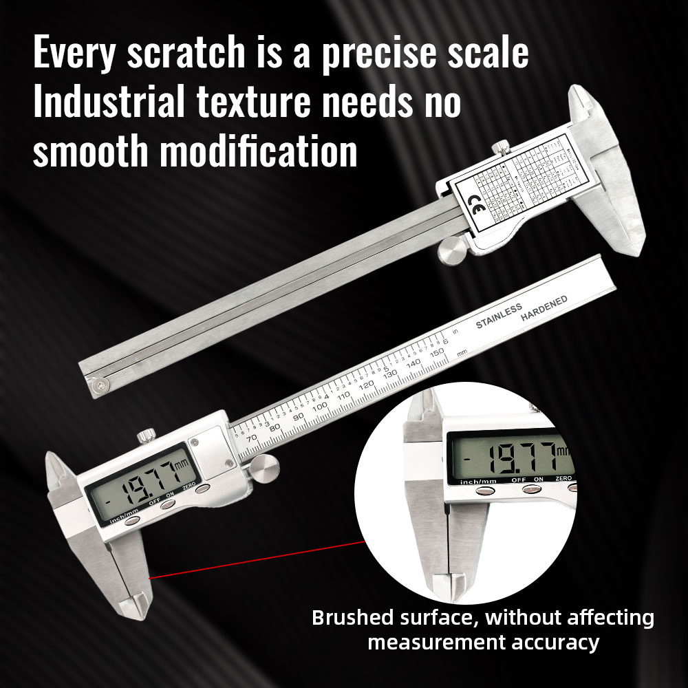 Alat Ukur Mikrometer Logam Dig - Digital Caliper 150Mm Stainless Steel ulasan dan harga