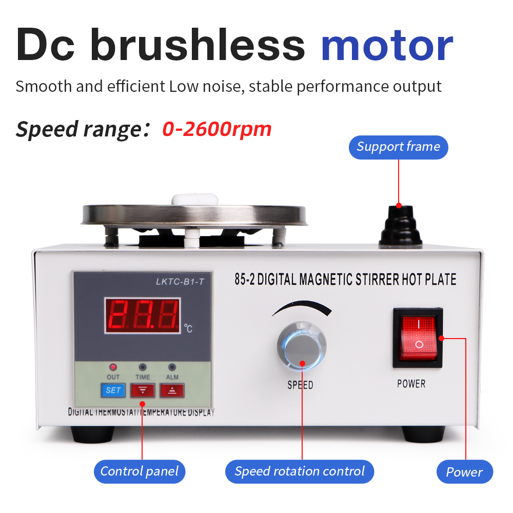 1L Pengaduk Magnetik Hotplate  - Lab Magnetic Stirrer Hot Plate ulasan dan harga